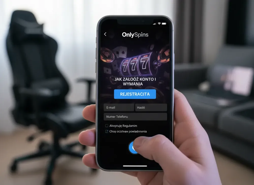 Onlyspins rejestracja jak założyć konto i wymagania